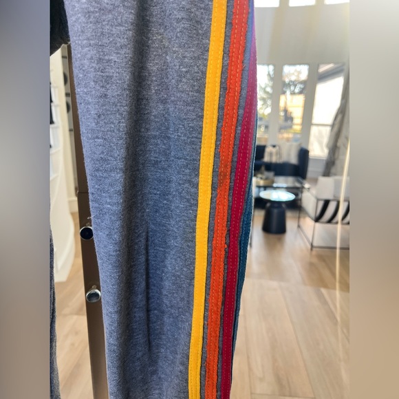 SOLD. Aviator Nation 5 Stripe Sweatpants - Picture 2 of 7